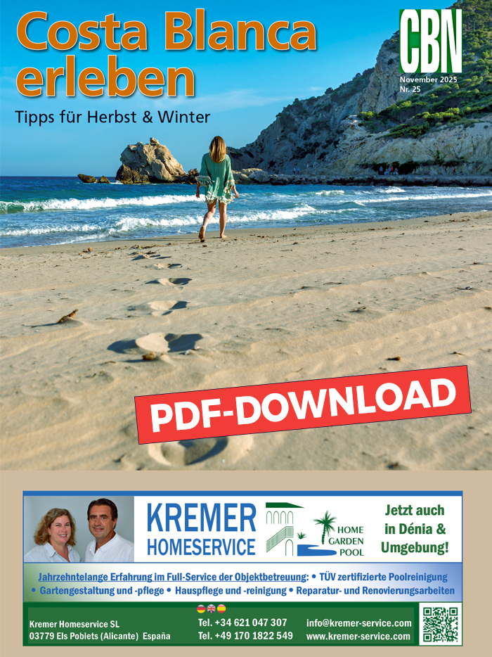 Costa Blanca erleben Herbst/Winter 2025